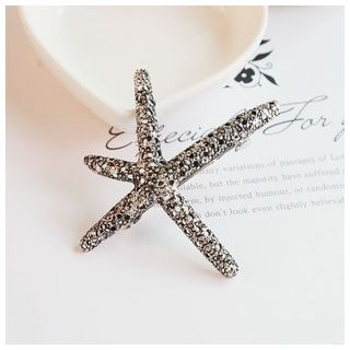 Miss Max Rhinestone Starfish Barrette