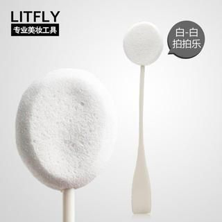 Litfly Facial Lollipop Sponge (White) 1 pc