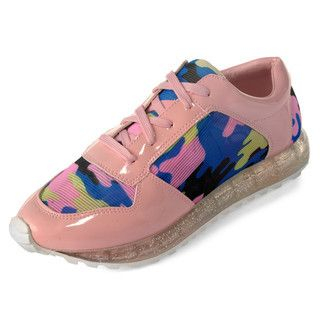 yeswalker Multicolored Camouflage Print Sneakers