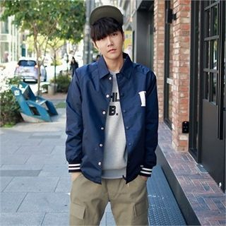 MITOSHOP Lettering Snap-Button Jacket