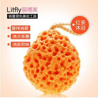 Litfly Bathing Sponge (Black Tea) 1 pc