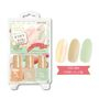 LUCKY TRENDY LUCKY TRENDY - Cocktail Nail Sweet Chiffon (Herbal Life) 1 set