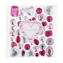 Glam-it! Glam-it! - Bling Crystals Mixed Hearts Pink 1 sheet