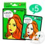 SNP SNP - POP Troubled Skin Care Essence Sheet Mask 5pcs