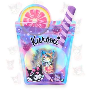 Sanrio KUROMI Summer Drink Theme Decorative Stickers 10 designs×3 sheets - 9×0.5×12cm