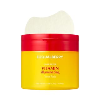 EQQUALBERRY - Vitamin Illuminating Toner Pads 70 pads