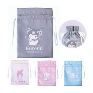 Sanrio Satin Drawstring Pouch