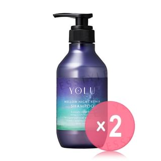 YOLU - Mellow Night Repair Shampoo 2pcs Bundle Set 400ml x 2 pcs