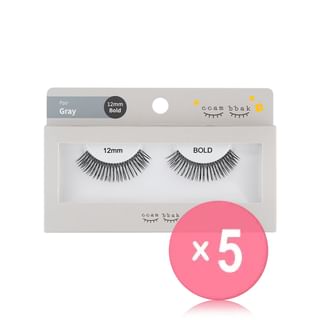 ccam bbak - Original Bold Eyelash Pair - 3 Types 5pcs Bundle Set 12mm x 5 pcs