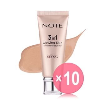 NOTE - 3 in 1 Glowing Skin Tinted Moisturizer 10pcs Bundle Set Moisturizer - 30 ml x 10 pcs