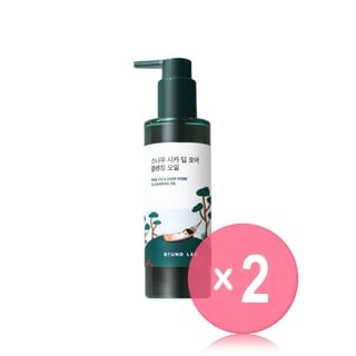 ROUND LAB - Pine Cica Deep Pore Cleansing Oil 2pcs Bundle Set 200ml x 2 pcs