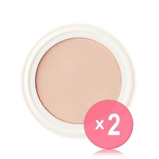 THE FACE SHOP - fmgt Gold Collagen Ampoule Mesh Cushion Refill Only - 2 Colors 2pcs Bundle Set #201 Apricot Beige x 2 pcs