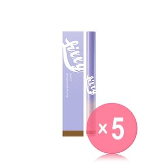 Peach C - Slim Waterproof Fixxy Liner - 3 Colors 5pcs Bundle Set #03 Soft Brown x 5 pcs