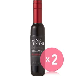 LABIOTTE - Chateau Labiotte Wine Lip Tint - 4 Colors 2pcs Bundle Set #RD01 Shiraz Red x 2 pcs