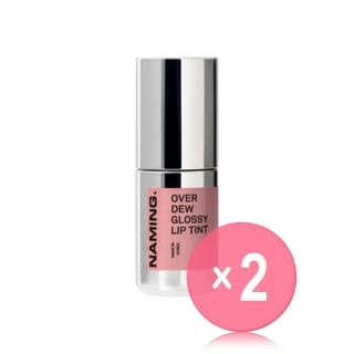 NAMING - Over Dew Glossy Lip Tint - 10 Colors 2pcs Bundle Set Roast x 2 pcs
