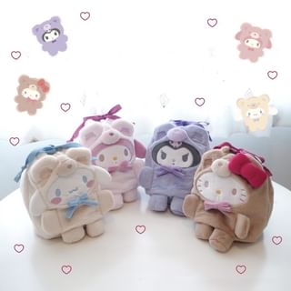 Sanrio Plush Drawstring Pouch