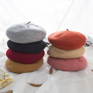 Hat Society Woolen Beret hat society kopen in de aanbieding