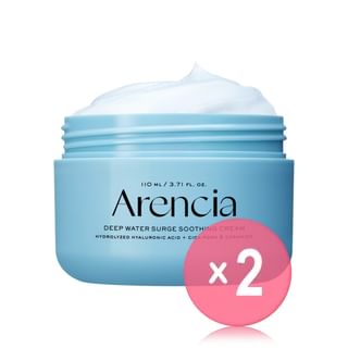 Arencia - Deep Water Surge Soothing Cream 2pcs Bundle Set 2025 Version - 110ml x 2 pcs