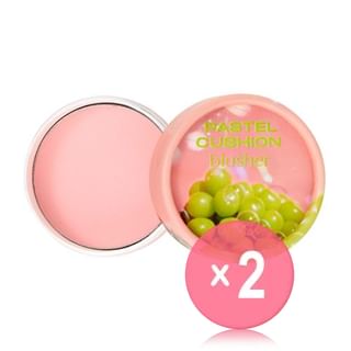 THE FACE SHOP - fmgt Pastel Cushion Blusher ACID Edition - 7 Colors 2pcs Bundle Set #02 Bubble Gum Pink x 2 pcs