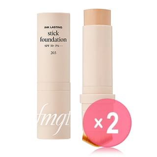 THE FACE SHOP - fmgt Ink Lasting Stick Foundation - 2 Colors 2pcs Bundle Set #203 x 2 pcs