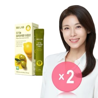 BB LAB Organic Olive Lemon Dual Shot 2pcs Bundle Set 20g x 10 sticks x 2 pcs