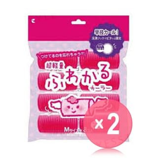 Sponge Hair Curler M 2pcs Bundle Set 8 pcs x 2 pcs