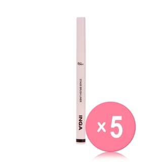 INGA - Stage Brush Liner - 2 Colors 5pcs Bundle Set Daily Black x 5 pcs