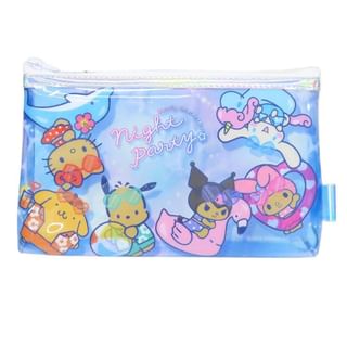 Sanrio Characters Sunburn Night Party Series Clear Pouch 190x110x30mm