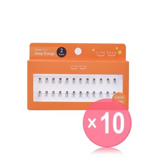 ccam bbak - Original Eyelash 2 Points - 13 Types 10pcs Bundle Set 11mm Thick x 10 pcs