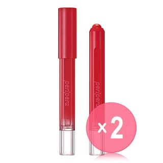 peripera - Slip On My Lip - 10 Colors 2pcs Bundle Set S03 Born To Be Star x 2 pcs
