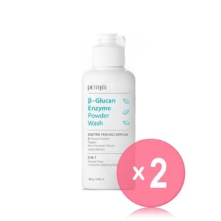 PETITFEE - Beta Glucan Enzyme Powder Wash 80g 2pcs Bundle Set 80g x 2 pcs
