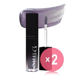 Dinto - Pearl-Kissed Plumping Lip Glacé Peter & Wendy Collection - 10 Colors 2pcs Bundle Set #121 Peter x 2 pcs