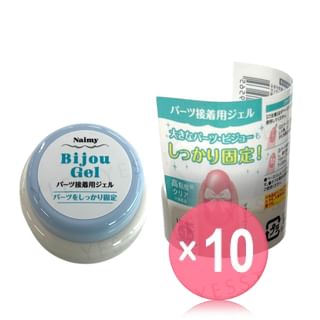 Naimy - Gel Nail Clear Parts Adhesive Gel 10pcs Bundle Set 1 pc x 10 pcs