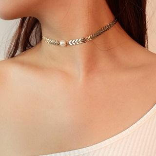 Seirios Beaded Arrow Chain Choker seirios kopen in de aanbieding