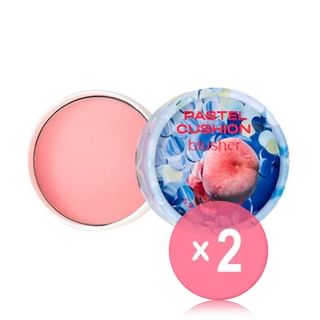 THE FACE SHOP - fmgt Pastel Cushion Blusher ACID Edition - 7 Colors 2pcs Bundle Set #04 Cold Hot Pink x 2 pcs