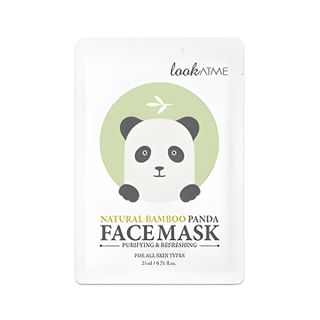 Lookatme Natural Bamboo Panda Face Mask 1Pc lookatme kopen in de aanbieding