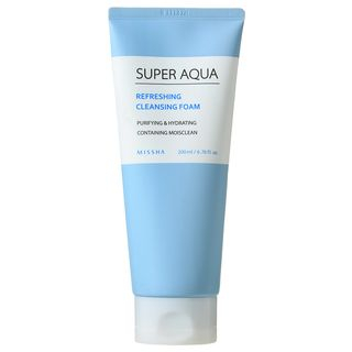 Missha Super Aqua Refreshing Cleansing Foam 200Ml missha kopen in de aanbieding Missha Super Aqua Refreshing Cleansing Foam 200Ml missha kopen in de aanbieding