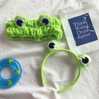 Pouffle Frog Headband Face Wash pouffle kopen in de aanbieding