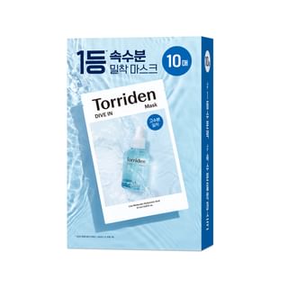 Torriden - Set Masker Asam Hyaluronic Molekul Rendah DIVE-IN 27ml x 10 pcs