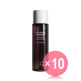 haruharu wonder - Black Rice Hyaluronic Toner Fragrance Free Mini 10pcs Bundle Set 30ml x 10 pcs