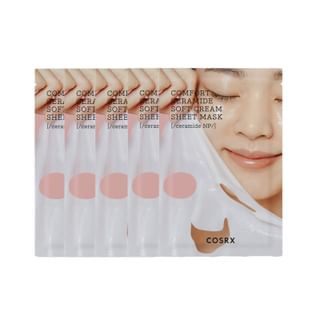 COSRX - Balancium Comfort Ceramide Soft Cream Sheet Mask Bundle Set 26ml x 5 sheets