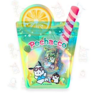 Sanrio Pochacco Summer Drink Theme Decorative Stickers 10 designs×3 sheets - 9×0.5×12cm