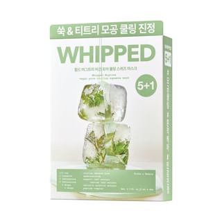WHIPPED - Mugtree Vegan Pore Cooling Squeeze Mask Set 21ml x 6 sheets