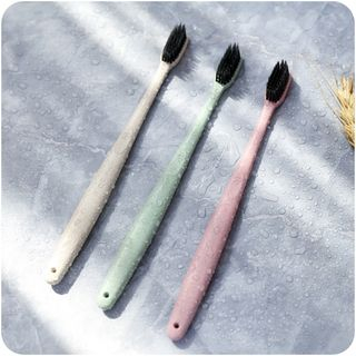 Eggshell Houseware Charcoal Toothbrush eggshell houseware kopen in de aanbieding