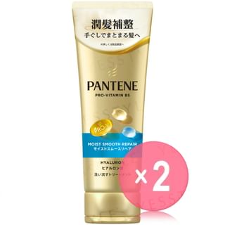 PANTENE Japan - Moist Smooth Repair Rinse-Off Treatment 2pcs Bundle Set 400g x 2 pcs