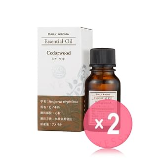 Daily Aroma Japan - Daily Aroma Essential Oil Cedarwood 2pcs Bundle Set 10ml x 2 pcs