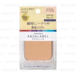 Shiseido Aqualabel Bright Gloss Skin Pact Spf 26 Pa Ocher 00 Refill 115G shiseido kopen in de aanbieding