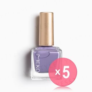 MEKO - Fingertip Play Light Nail Polish 03 Light Purple 5pcs Bundle Set 10ml x 5 pcs