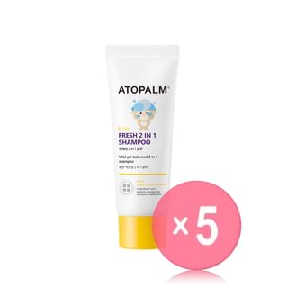 ATOPALM - Kids Fresh 2 in 1 Shampoo Mini 5pcs Bundle Set 20ml x 5 pcs