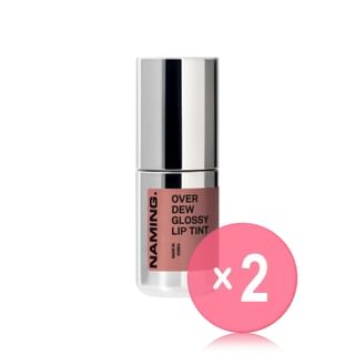 NAMING - Over Dew Glossy Lip Tint - 10 Colors 2pcs Bundle Set Sienna x 2 pcs